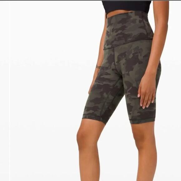 Lululemon align shorts green Camo 2 - Picture 8 of 9